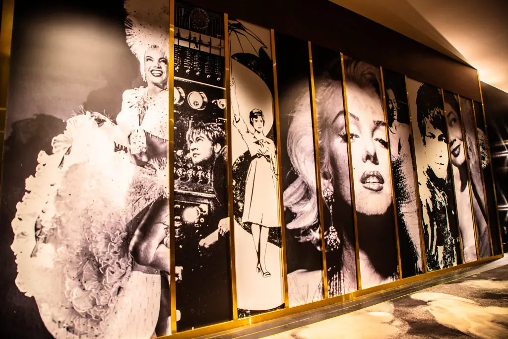 Icons line the walls.  (Photo by Star Cinema Grill)