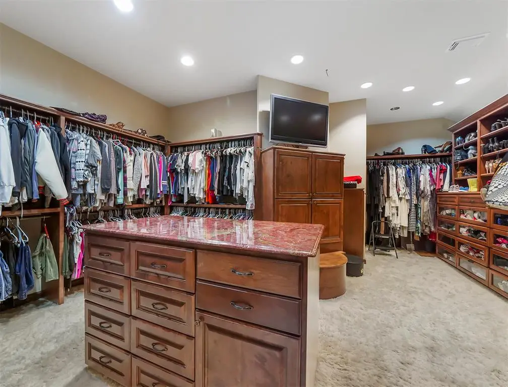 Walk-in closet? More like live-in closet. 