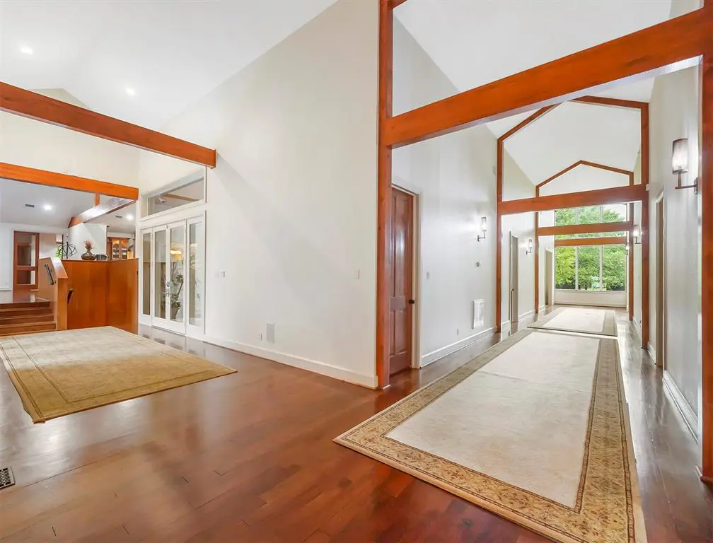 Rich wood hardwood floors are the perfect foundation. 
