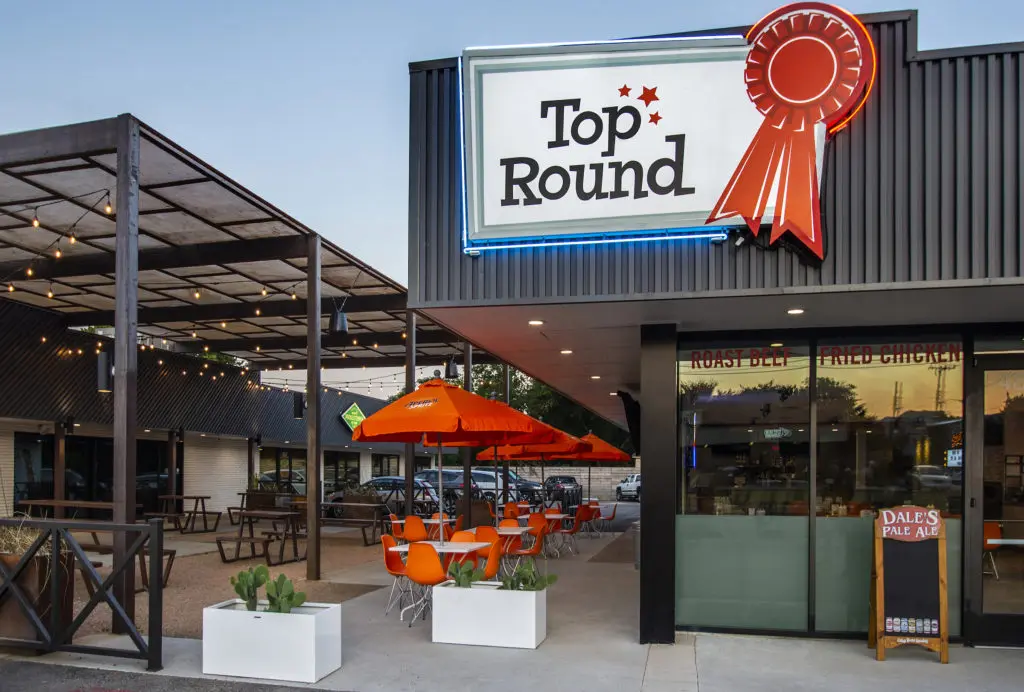 Top Round Dallas will feature an indoor-outdoor patio. Photo by Lauren Brown