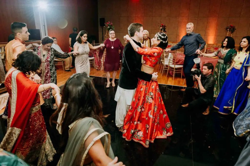 The Sangeet festivities for Gary Chapman and Puja Verma took place at Asia Society Texas Center. (Photo by Philip Thomas)