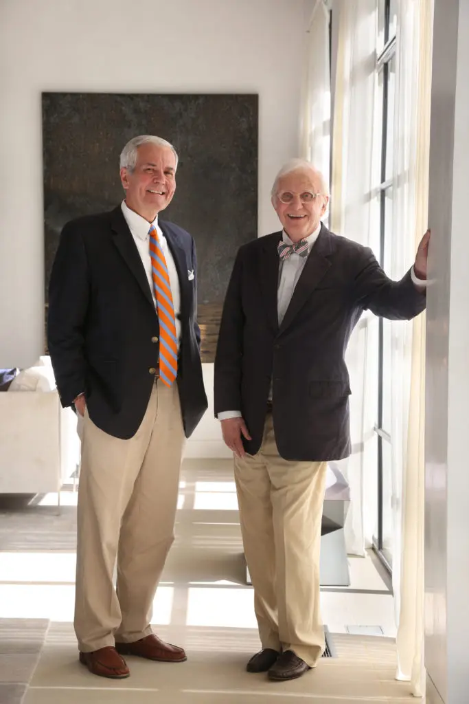 Architect Ralph Duesing and interior designer Joseph Minton (Photo by Emily Minton Redfield)