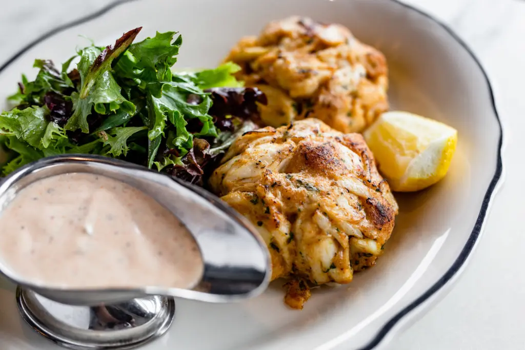 Maryland crab cakes (Photo by Kirsten Gilliam)