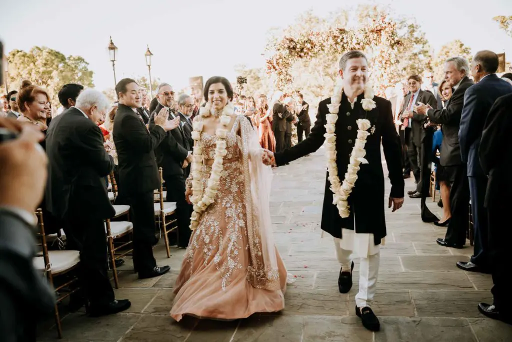 Newlyweds Puja and Gary Chapman  (Photo by Philip Thomas)
