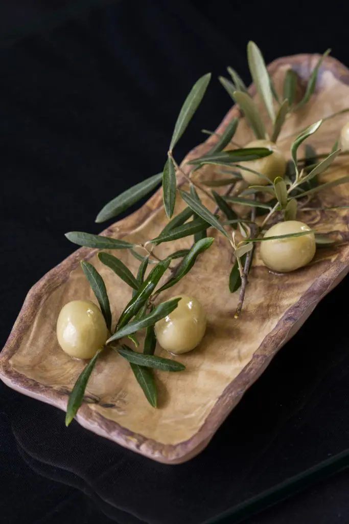 Liquid olives are on the MAD menu. (Photo by Julie Soefer)