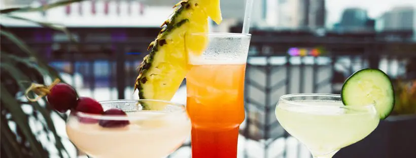 Island-style drinks and snacks are on the menu.