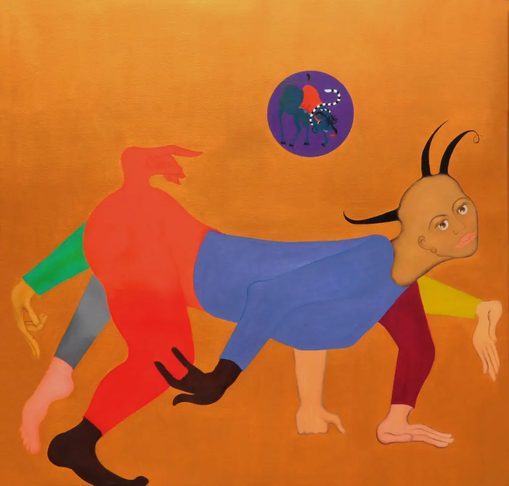 Amita Bhatt's "Counterfeit Realities," 2014, at Deborah Colton Gallery