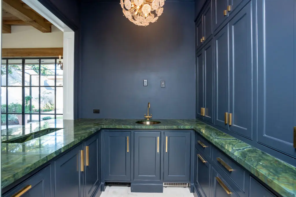 The marble laced bar opens to the solarium.  (Photo by Savannah Montgomery)