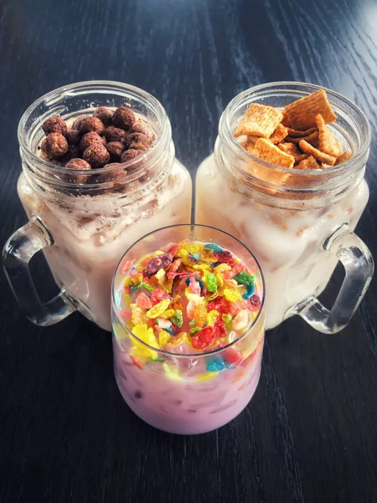 Cereal Sips give a boozy adult twist on a childhood favorite.