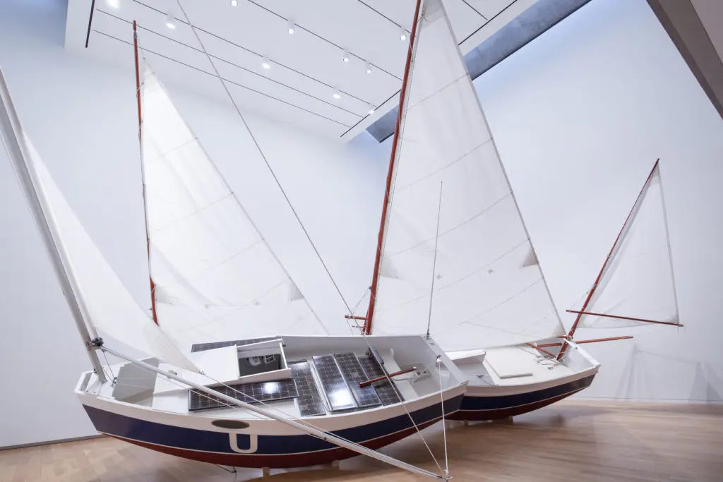 Chris Burden's "Three Ghost Ships," 1991