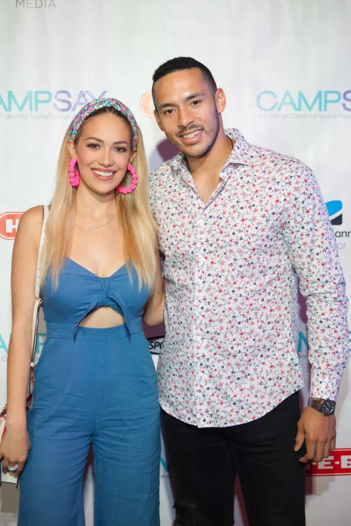 Daniella & Carlos Correa, Astros shortstop (Photo by Todd Parker, STP Images)