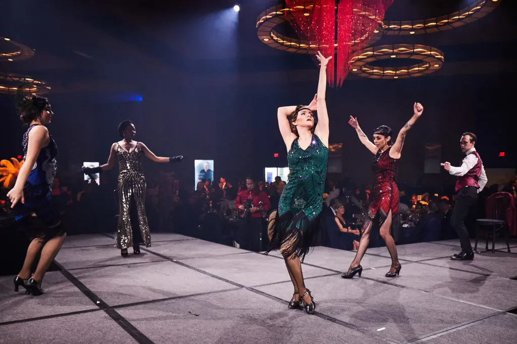 Gatsby Dancers perform at Cotes du Coeur (Photo by Sogin Mayo, Jessica Power, James Edward)