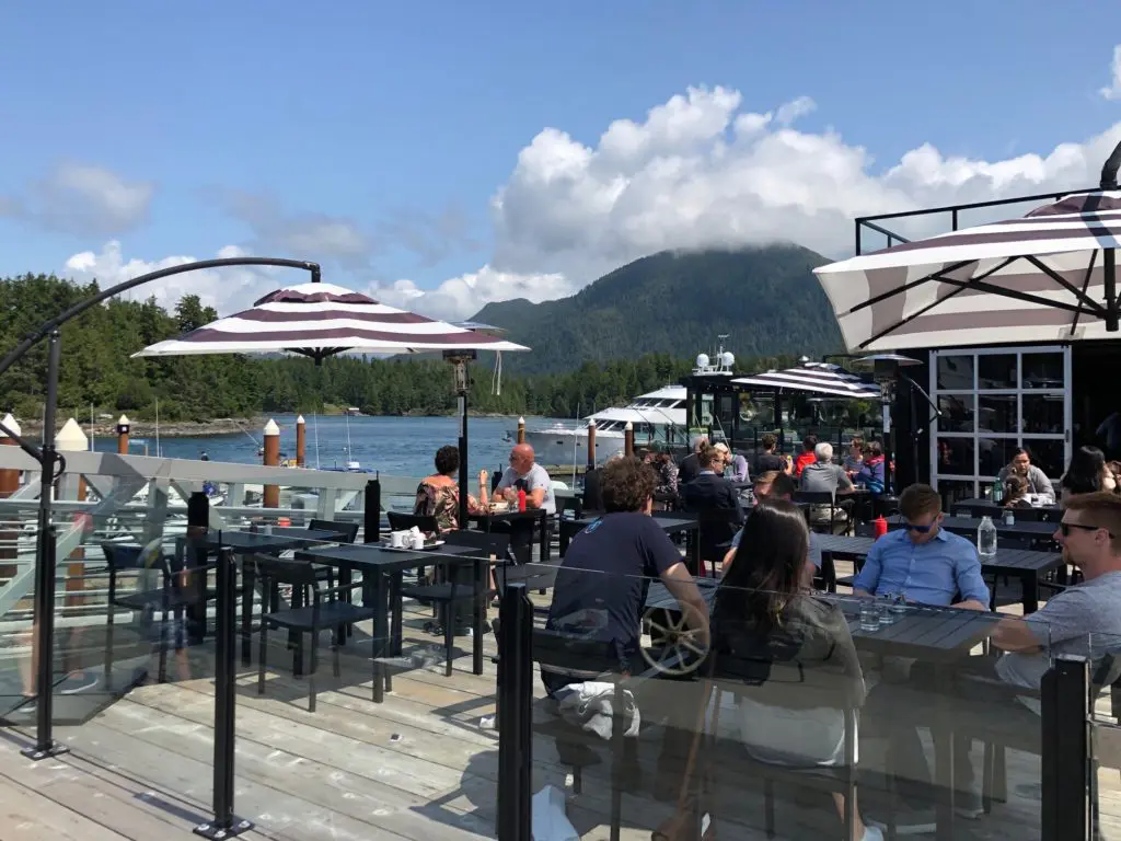Summers in Tofino are perfect for outdoor dining and more strenuous activities. (Photo by Shelby Hodge)
