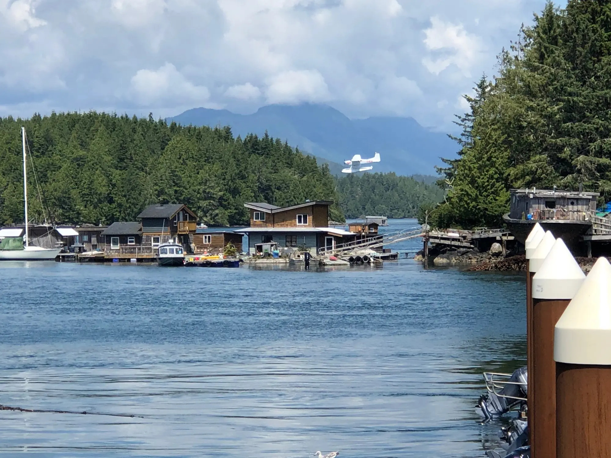 Seaplanes come and go throughout the day in Tofino. (Photo by Shelby Hodge)