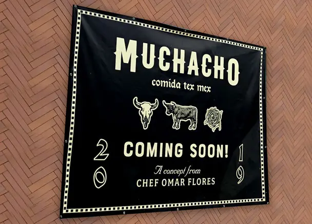 New Tex-Mex restaurant, Muchacho, will open at Preston Center in the fall. Courtesy of CBRE