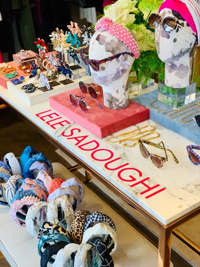 Lele Sadoughi's of-the-moment accessories at Forty Five Ten in Highland Park Village