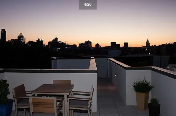 The rooftop terrace offers 360 degree views of Austin. (Hotel Eleven photo)