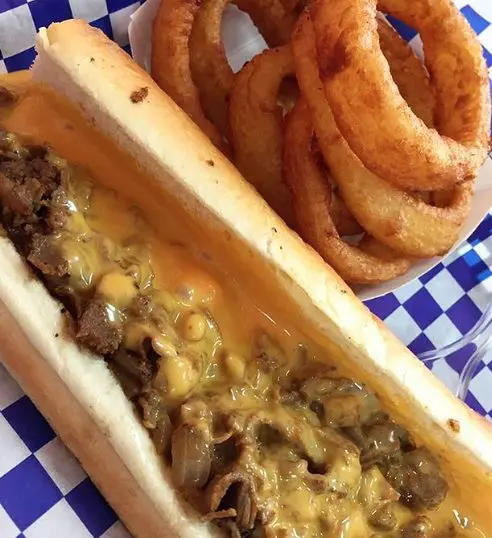 Pappa Geno's has the best Philly cheeesteaks in the city.  