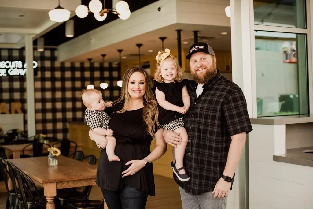Janie and Jake Burkett, co-owners of The Biscuit Bar.