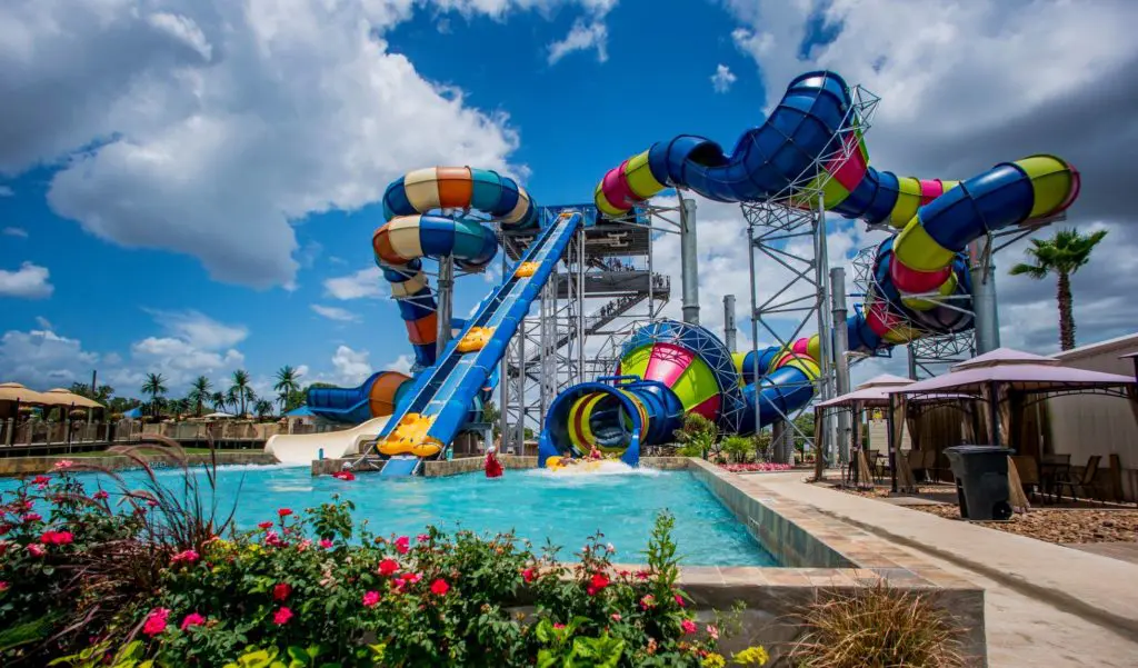 Splashway has its own campground. 