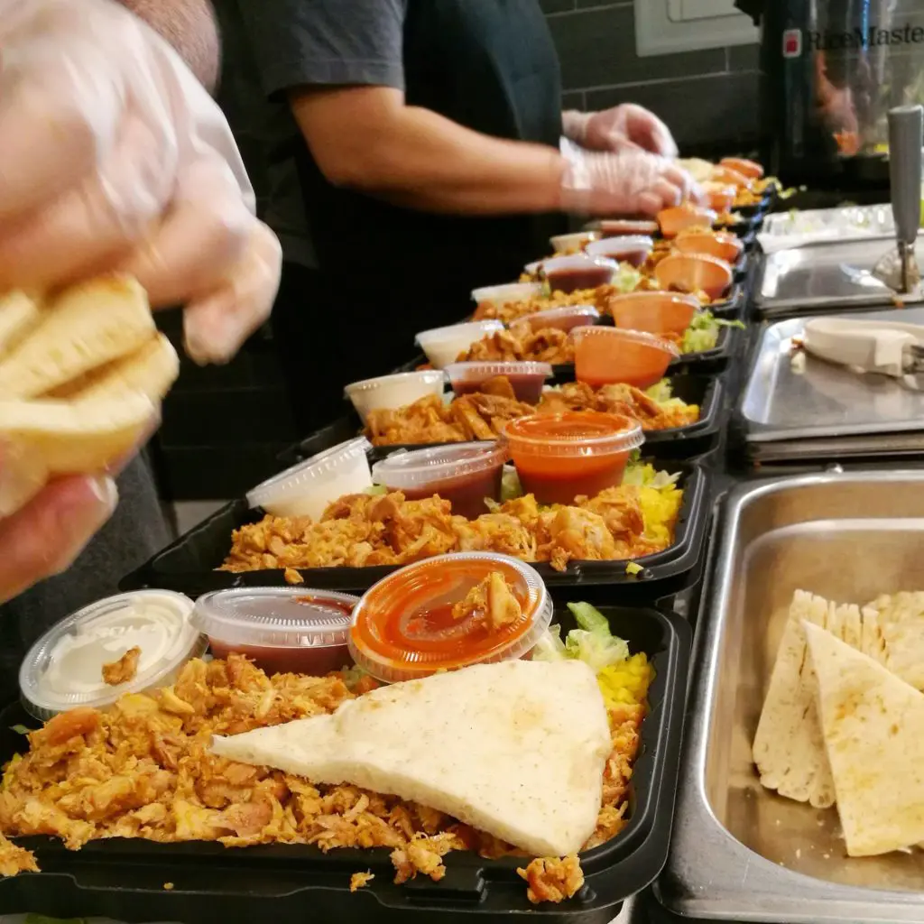 They're serious caterers, too. 