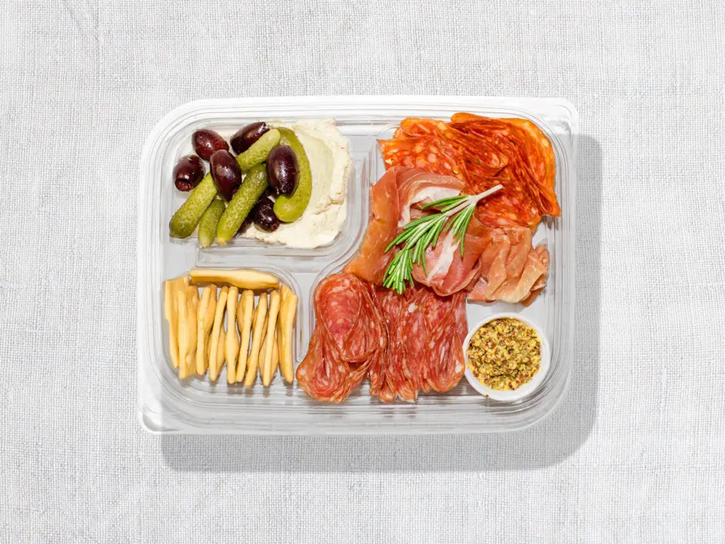 The charcuterie board is great for parties. 