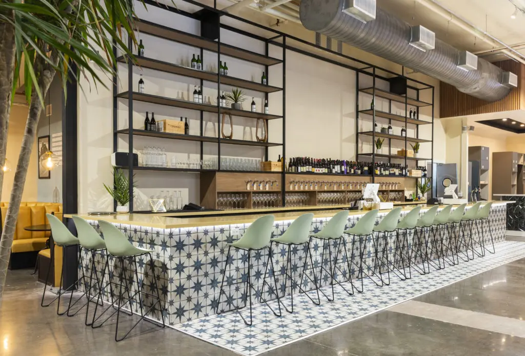 Bravery Wine Bar at Bravery Chef Hall (Photo by Claudia Casbarian)