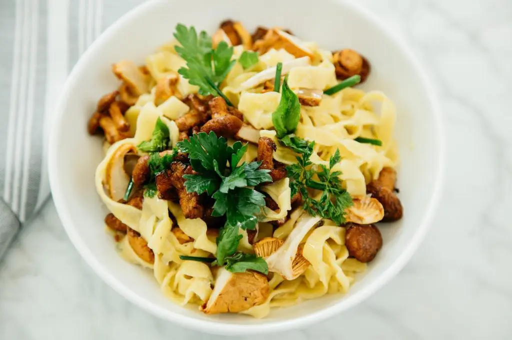 Paradiso's Tarragon Mushroom Linguine. Courtesy of Paradiso
