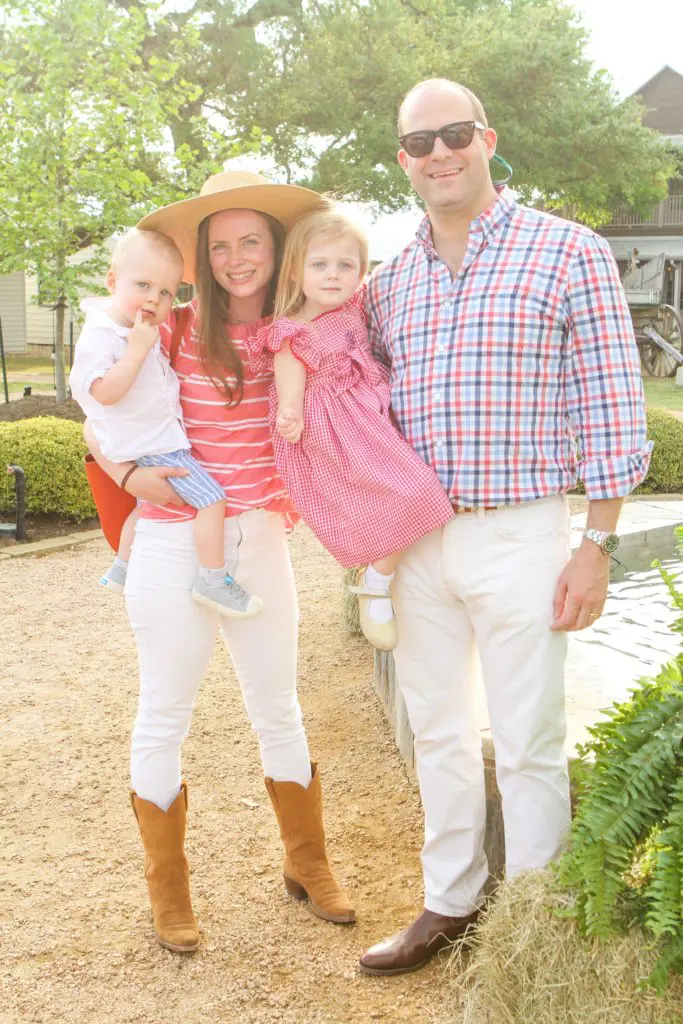 Anne Lee & Matthew Phillips with Barrett and Evelyn (Photo by Chris P. Bachman)