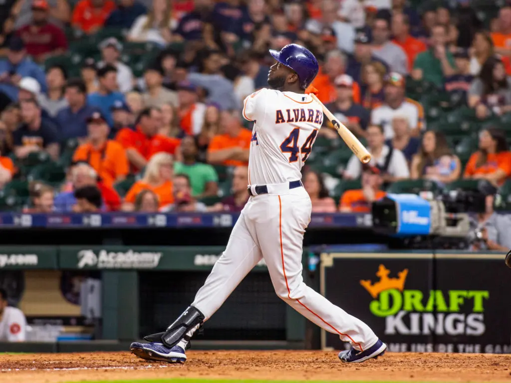 Yordan Alvarez had four multi home run games in his first 60 games in MLB. (Photo by F. Carter Smith)