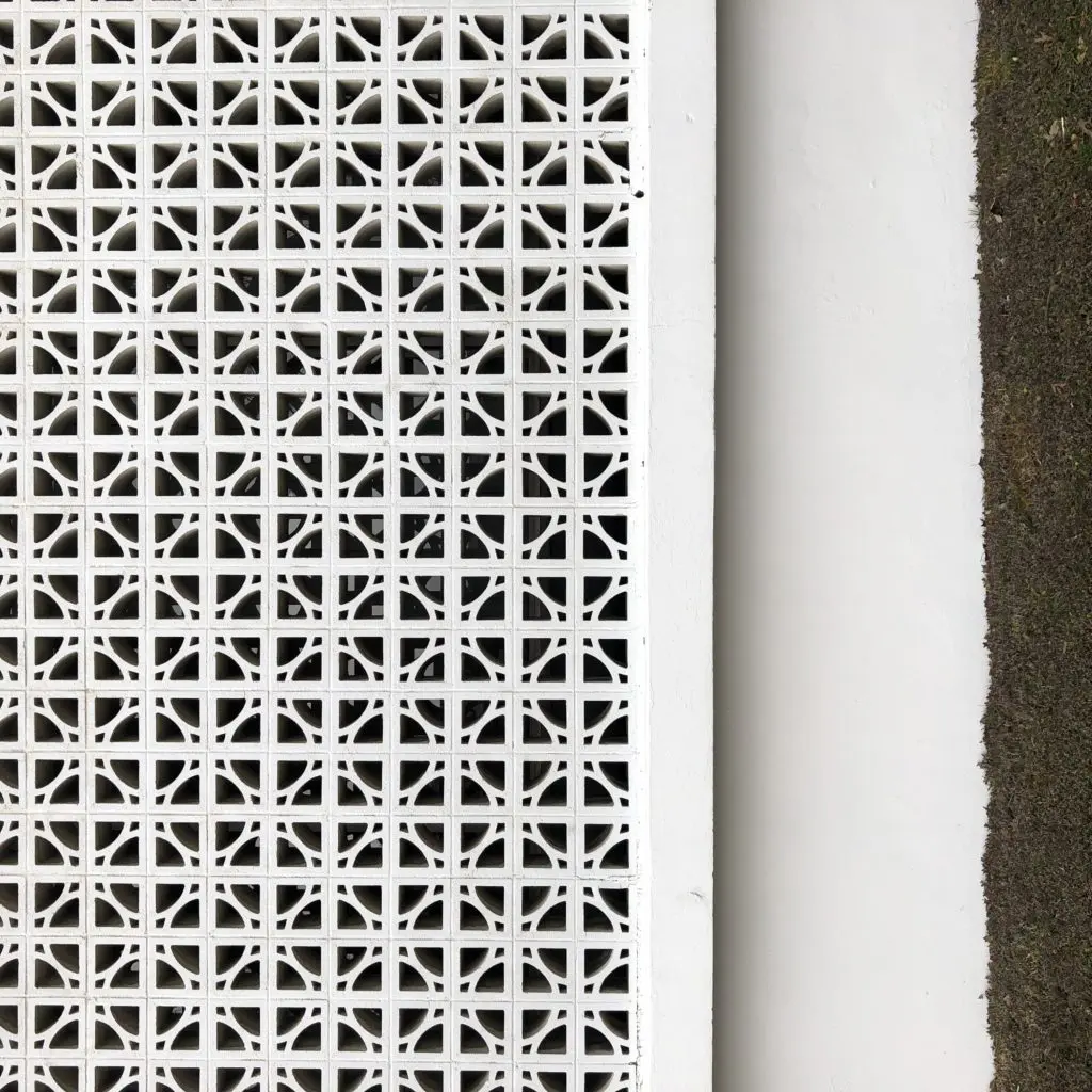 Breeze Blocks of Turley Law Center in Dallas, 1965