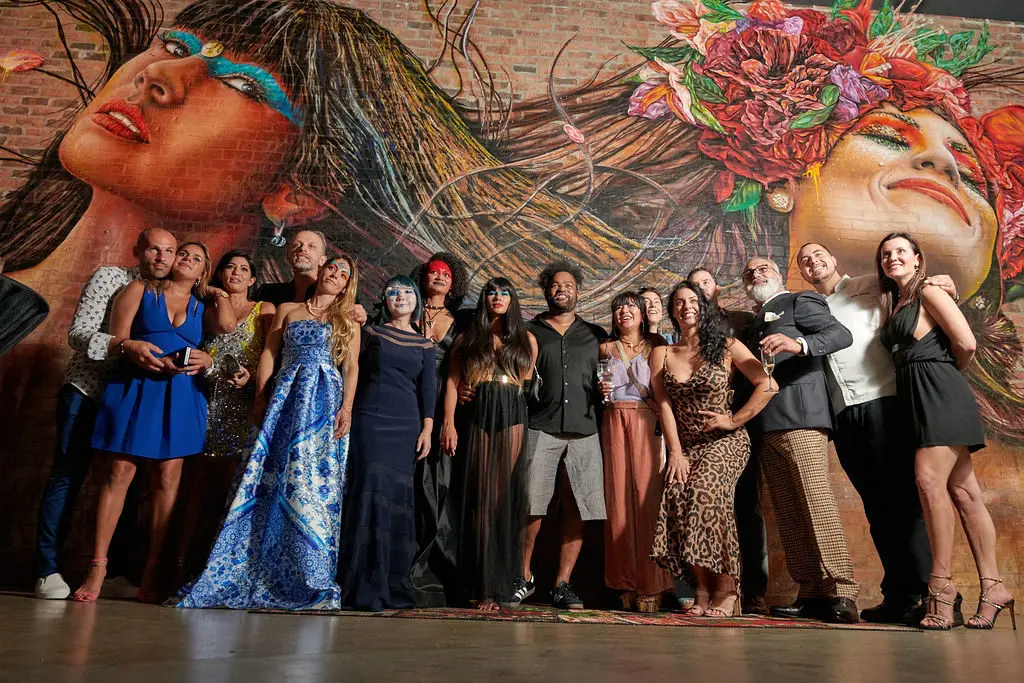 A cast of hundreds adds to the colorful night at Warehouse 72.