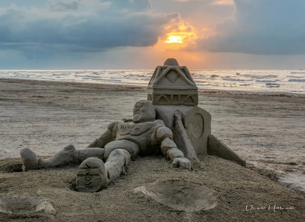 Entry in the AIA 33rd annual Sandcastle Competition on Galveston Island. (Photo by David Holland)