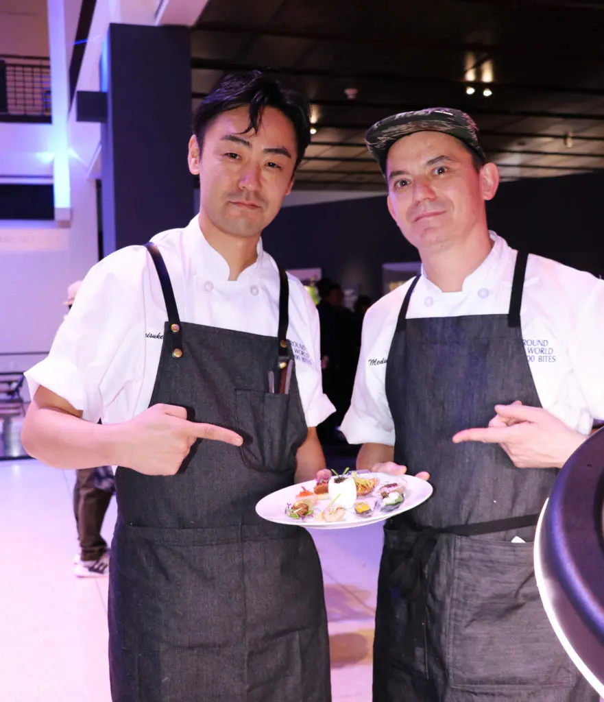 Chefs Daisuke Itagaki and Medwin Pang at 10,000 Bites (Watita Holt photo)