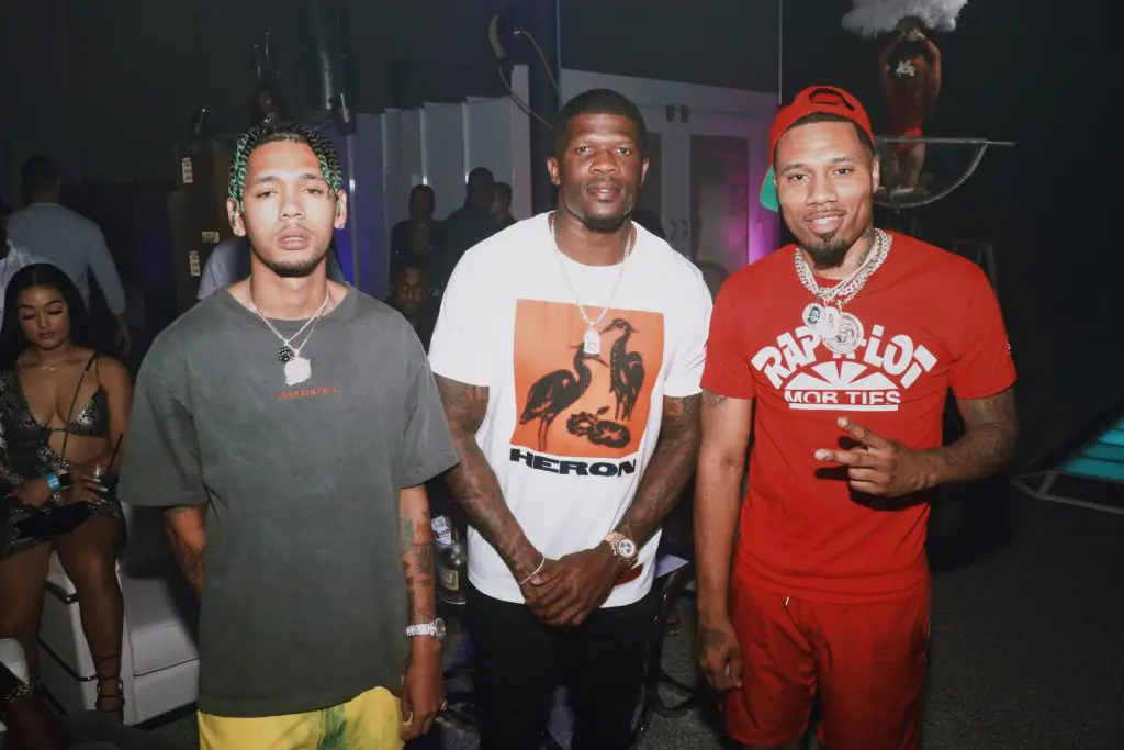 Dice Soho, Andre Johnson, DJ Xo  (Photo by Sean Bennett)