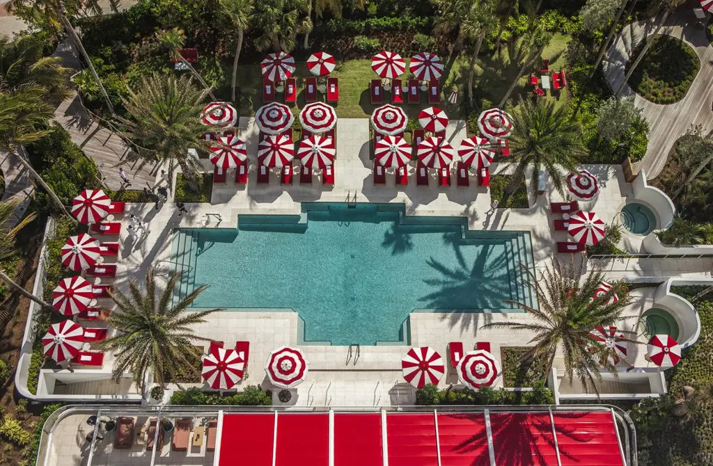 The Faena Hotel pool.
