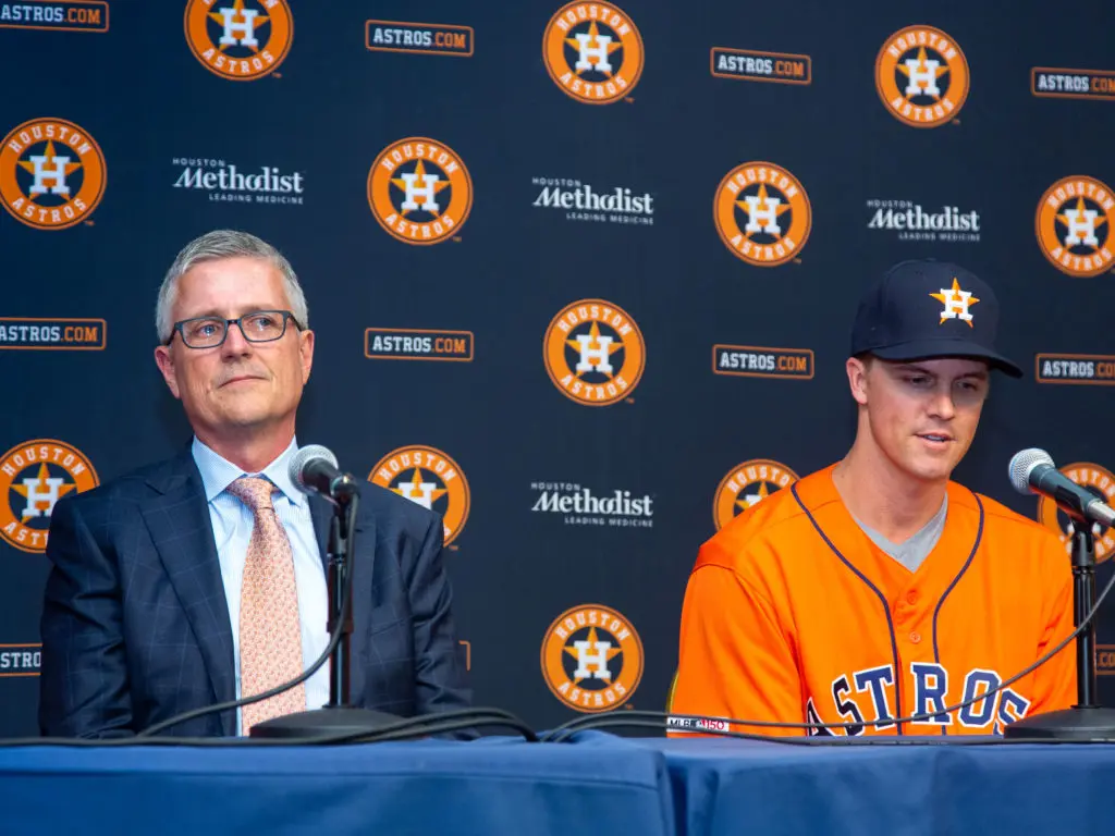 Jeff Luhnow outmaneuvered other general managers to bring Zack Greinke to Houston. (Photo by F. Carter Smith)