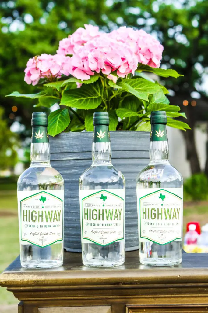 Highway Vodka on the cocktail cart (Photo by Chris P. Bachman)