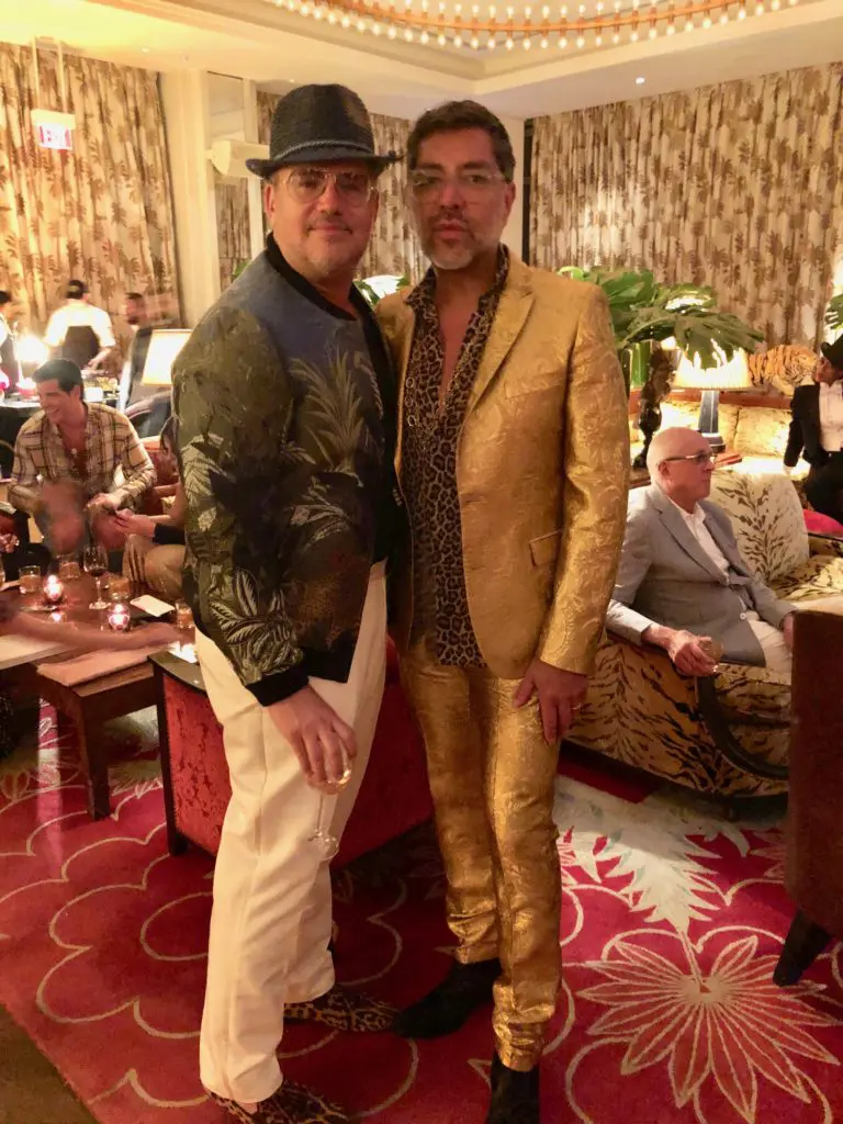 Todd Fiscus and Ceron on the night of their Circus extravaganza.