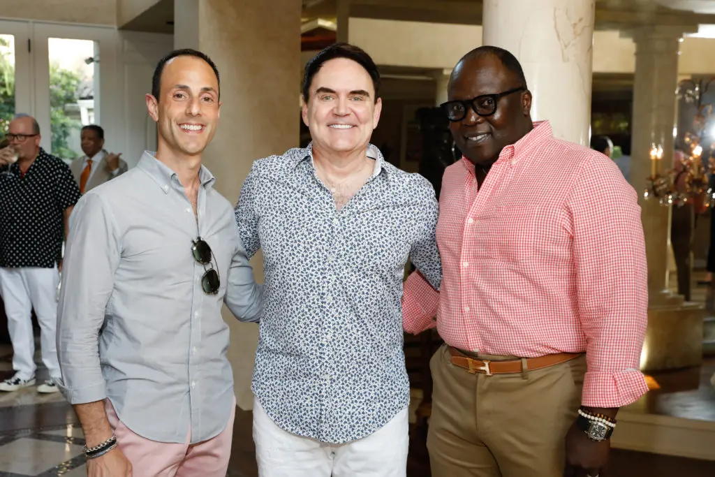 David Virgilio, Steve Locke, Anthony Danzey at the kick-off party (Photo by Daniel Ortiz)