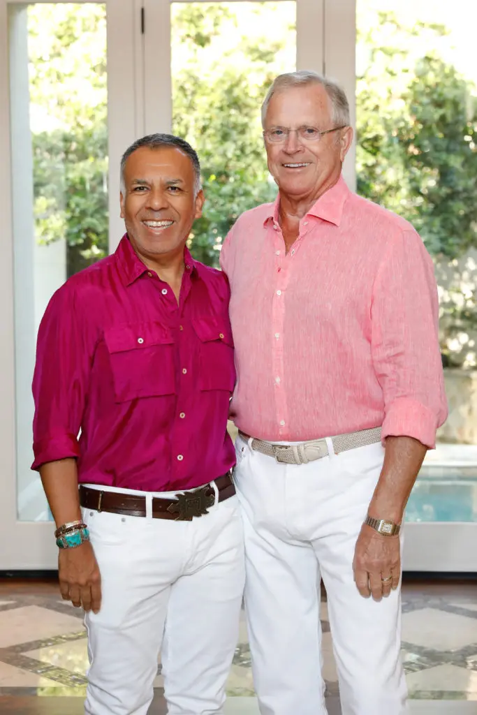 Tony Bravo, Richard Werner at the kick-off party (Photo by Daniel Ortiz)