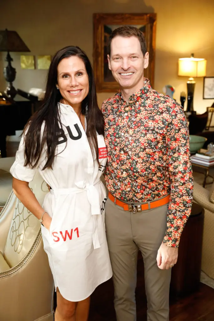 Maria Casarella, Brian McCulloch at the kick-off party (Photo by Daniel Ortiz)