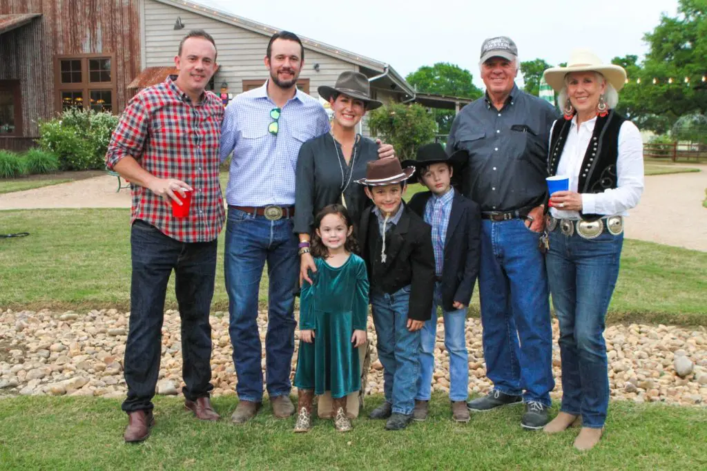 Mark Massey, Owen & Sofia Massey with Blake, Miles, and North Massey, Fred & Susan Massey (Photo by Chris P. Bachman)