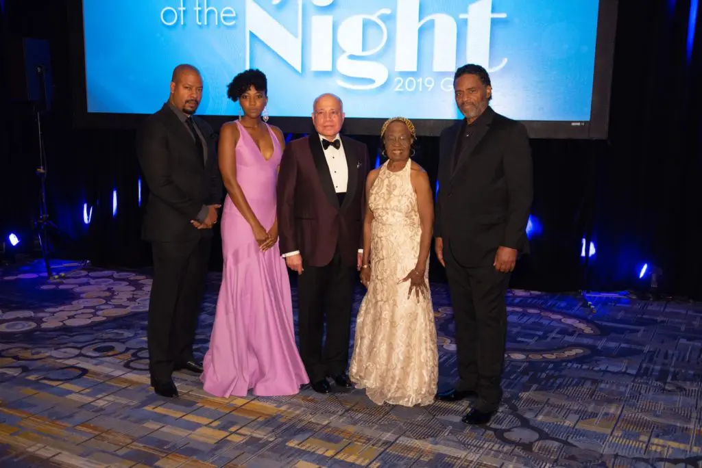 Honorees Morocco Omari, Amanda Holmes, Dr. John Clemmons for Lora Clemmons, Teddy McDavid, Richard Lawson