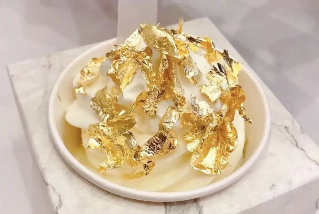 Nobibi lets you eat gold. 