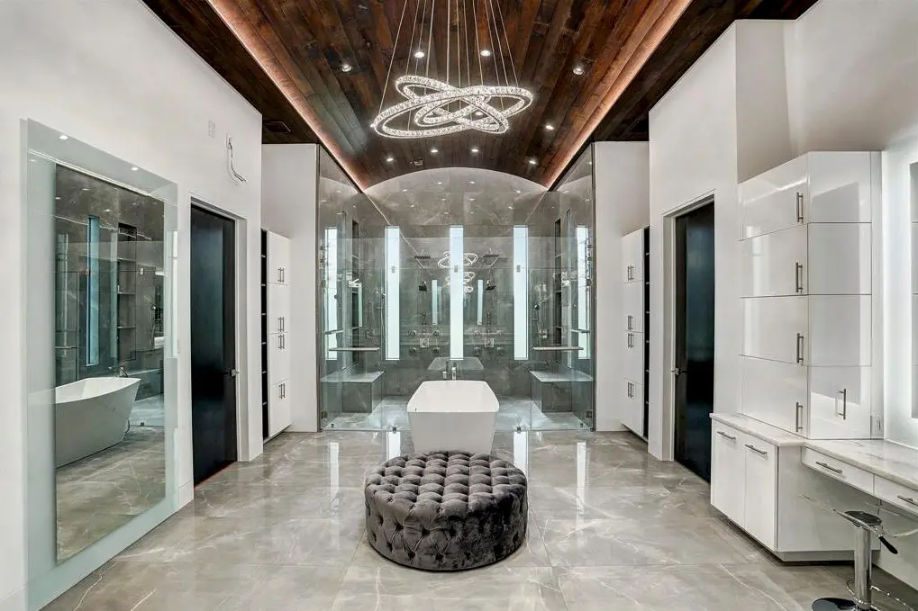 Houston’s Most Swoon-Worthy Master Bathrooms Including One Fit for James Harden and a $1.1 Million Tub