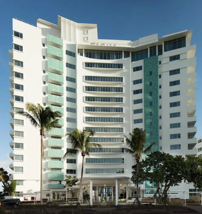 The grand art deco exterior of the Faena Hotel. Site of Ceron's Nickel Nickel. (Photo Todd Eberle)
