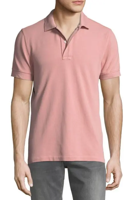Tom Ford pique knit polo, available at Neiman Marcus and Tom Ford boutiques, from $390.
