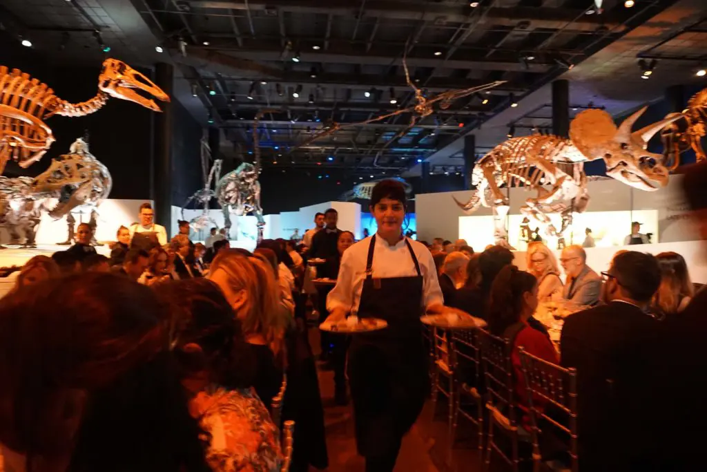 Service was gloriously synchronized throughout the many courses at the Around the World in 10,000 Bites evening. (Mai Pham photo)
