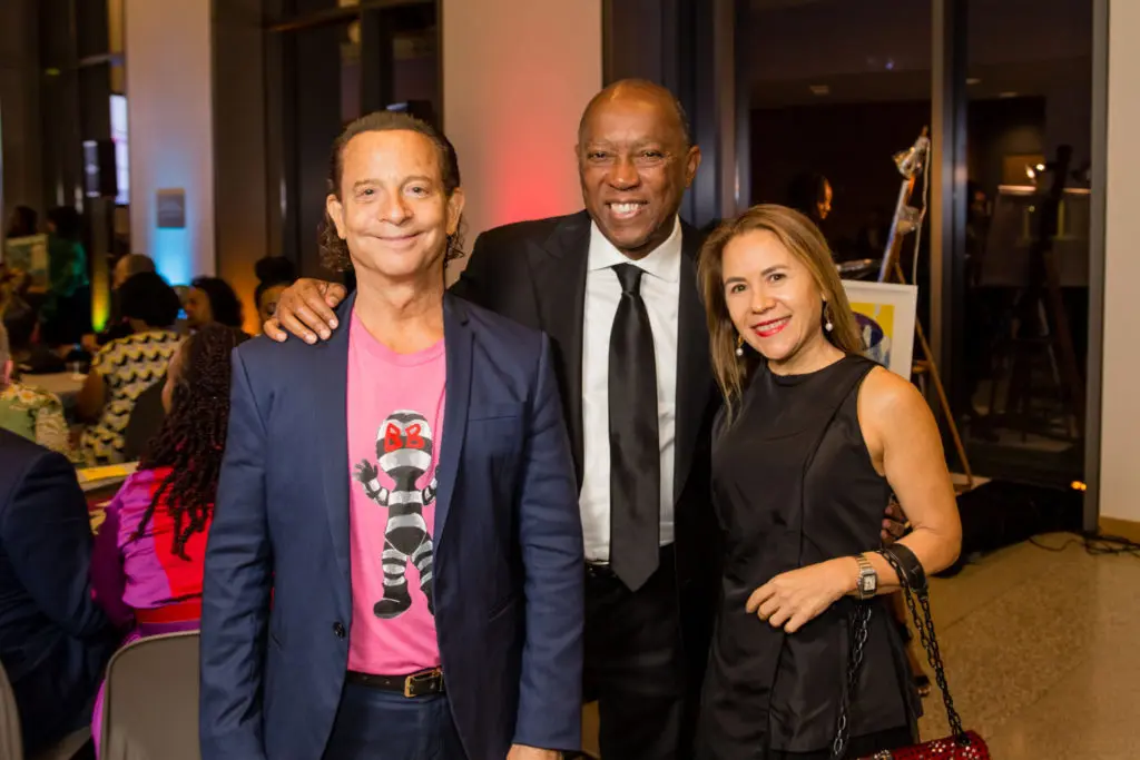 Lester Marks, Mayor Sylvester Turner, Dr. Penelope Marx